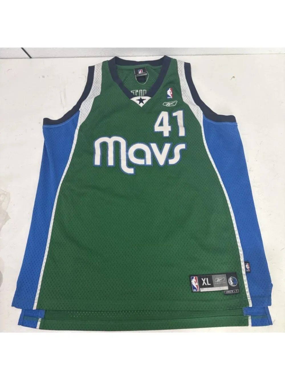 Dirk Nowitzki Dallas Mavericks Jersey NBA Basketball Adidas 41 2006 Mens Sz XL